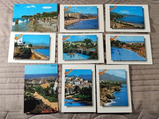 MÁLAGA. Lote 36 postales antiguas, nuevas.