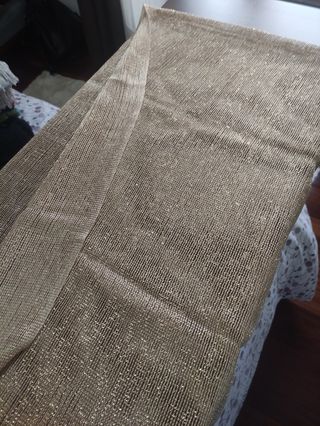 Foulard dorado mujer fiesta