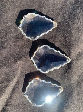 Lágrimas cristal de roca. Repuestos lamparas