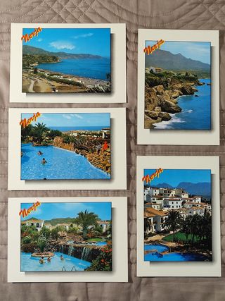 MÁLAGA. Lote 24 postales antiguas, nuevas.