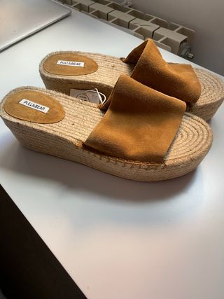Sandalias plataforma esparto