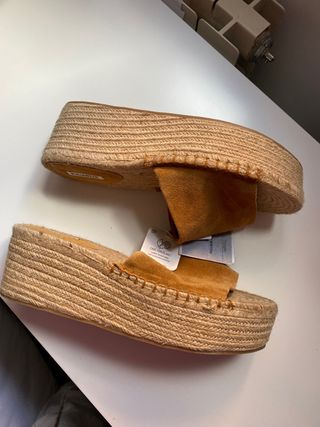 Sandalias plataforma esparto
