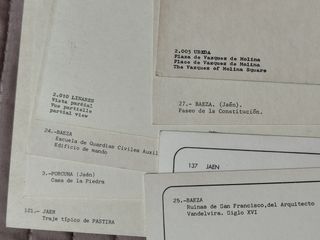 JAÉN. Lote 8 postales antiguas, nuevas.