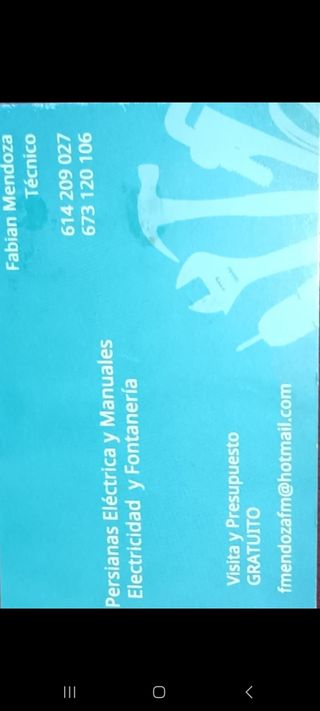 Persiana reparación y motorización etc