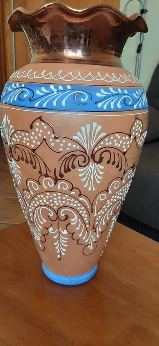 2 jarrones de cerámica