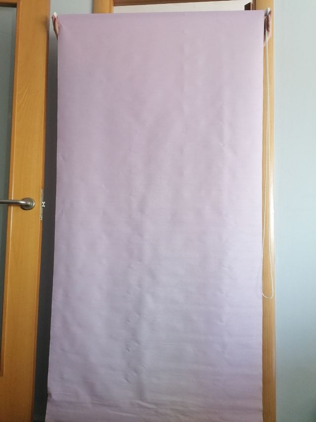 2 estores lila pastel