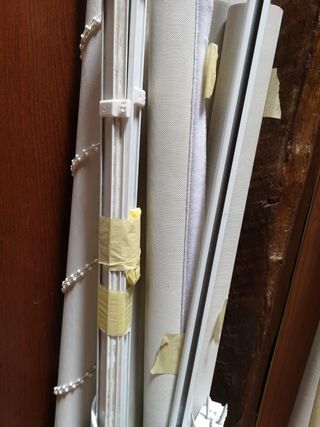 4 Estores o paneles 69cm ancho x181cm altura