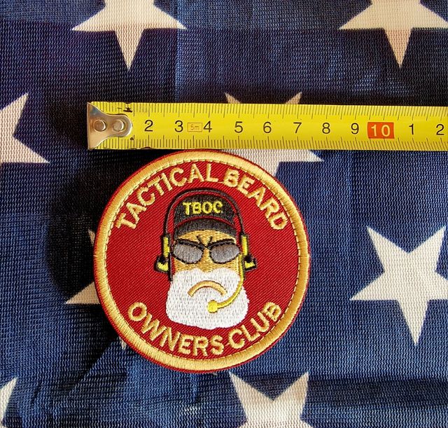 Patch con velcro TACTITAL BEARD Originale