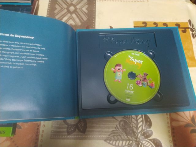colección 16 libros y DVD super nanny