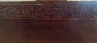 Cabecero cama de madera y piecero