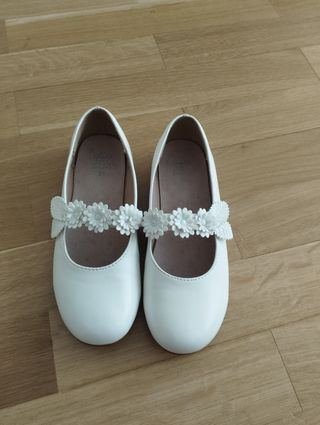 Zapato bailarina blanco
