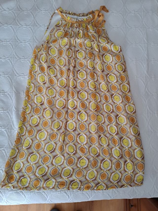 Vestido de gasa corto