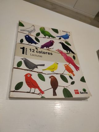 libro de texto. 12 colores lecturas. 9788467571448