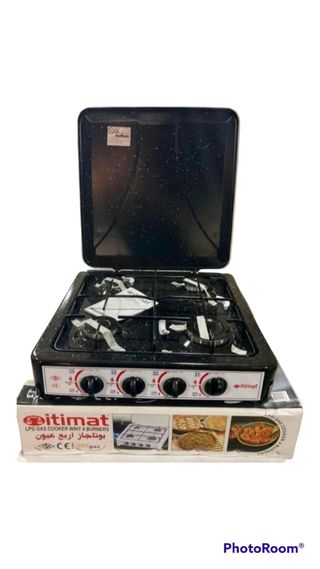 Encimera portátil Hornillo cocina de 4 fuegos