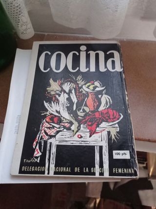 Libro de cocina original Sección femenina