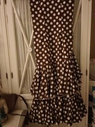 Traje de flamenca.Vestido de gitana