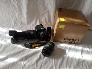 NIKON D90 OBJETIVO 18/200+OBJETICO 18/55