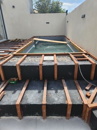 construcción de piscinas