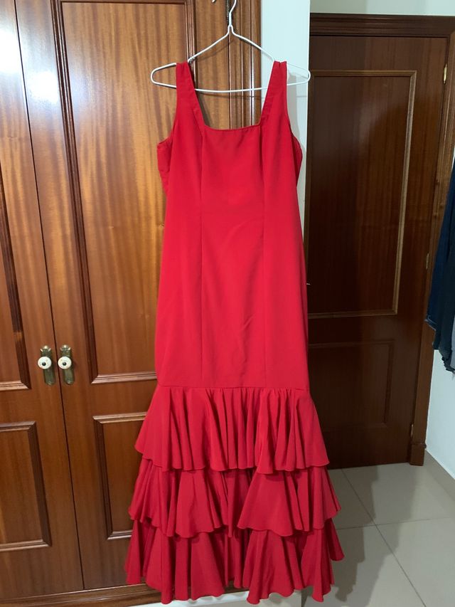VESTIDO DE FLAMENCA ROJO