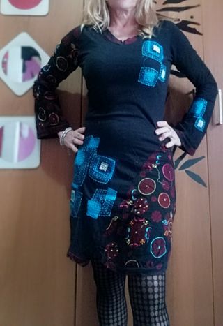 Vestido tipo Bohemio.