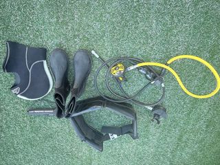 Traje XL cressi. Regulardor. Cinturón.Linterna etc