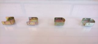 Soportes  laterales para barra de armario