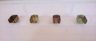 Soportes  laterales para barra de armario