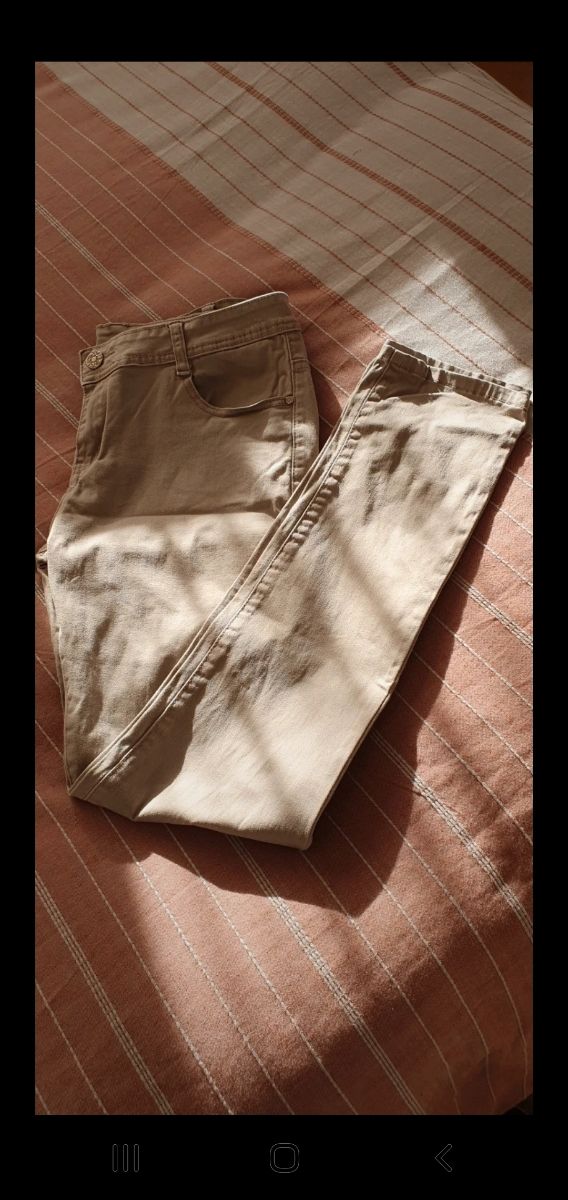 pantalon mujer algodón y elástico.