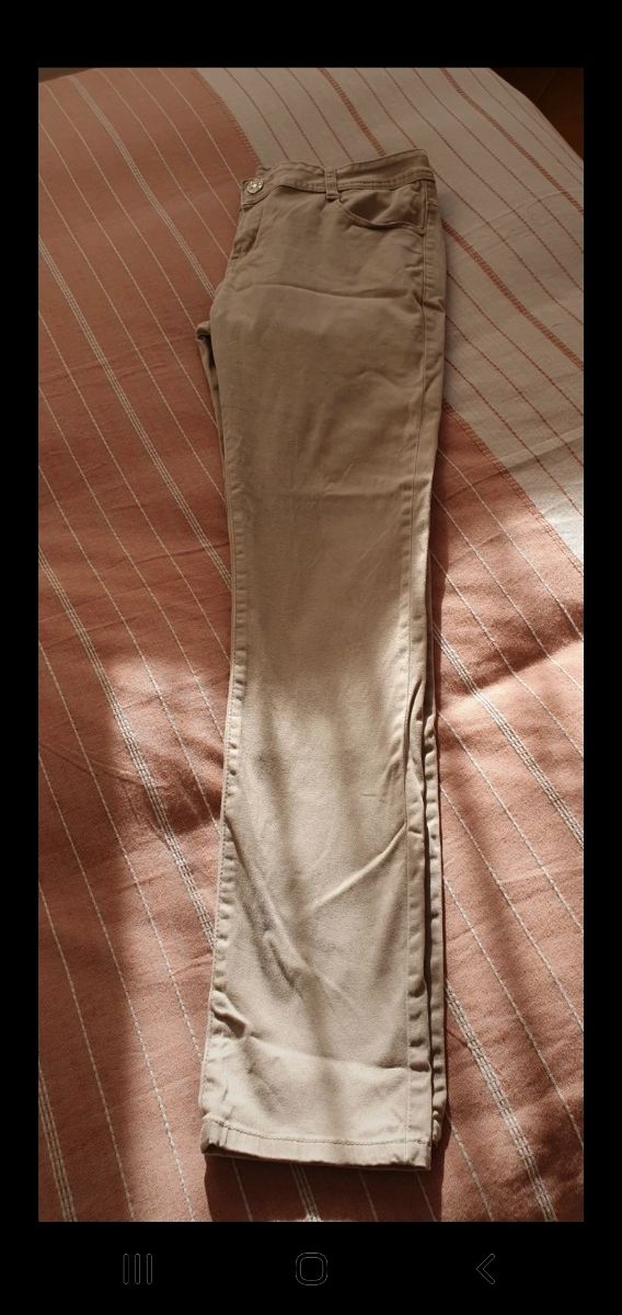 pantalon mujer algodón y elástico.