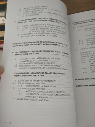 evolución espacial de Guadalajara según la cartogr