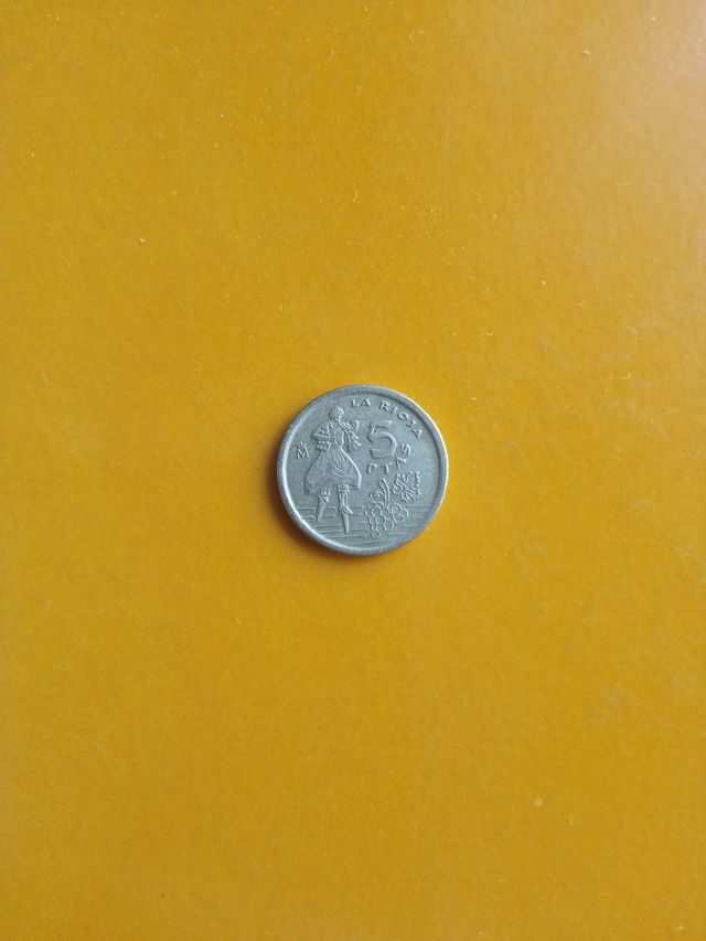 5 ptas monete 1996 La Rioja