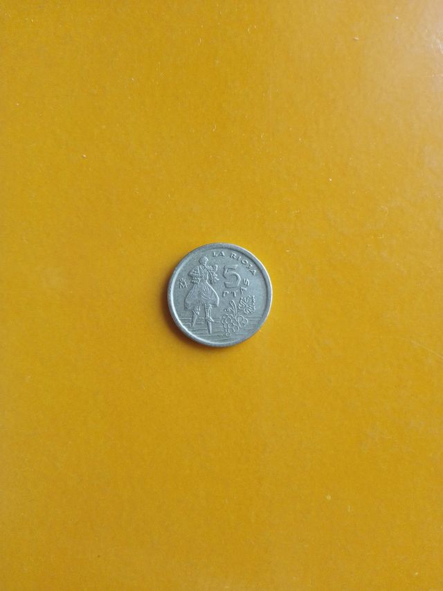 5 ptas monete 1996 La Rioja