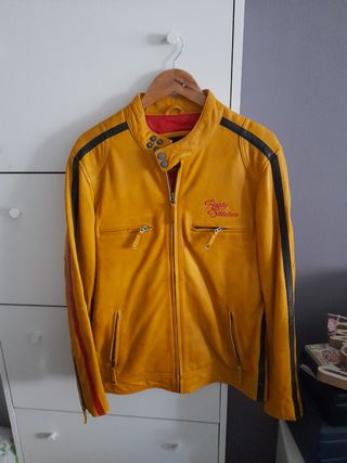 cazadora de piel Rusty Stiteches