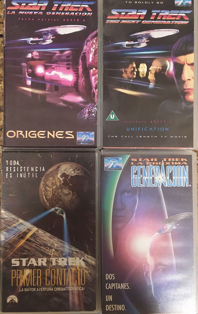 Cintas VHS star trek