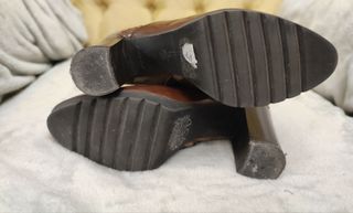 Botín PIEL DANSI tonos marrones, camel