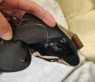 Botín PIEL DANSI tonos marrones, camel