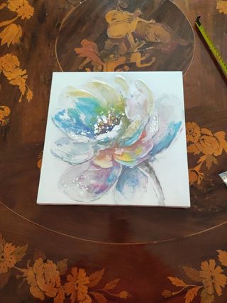 quadro acrilico su tela cerata