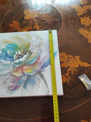 quadro acrilico su tela cerata