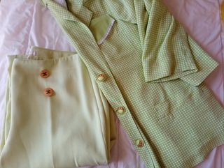 traje chaqueta Lima limón