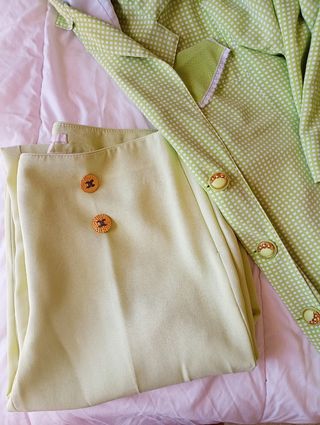 traje chaqueta Lima limón