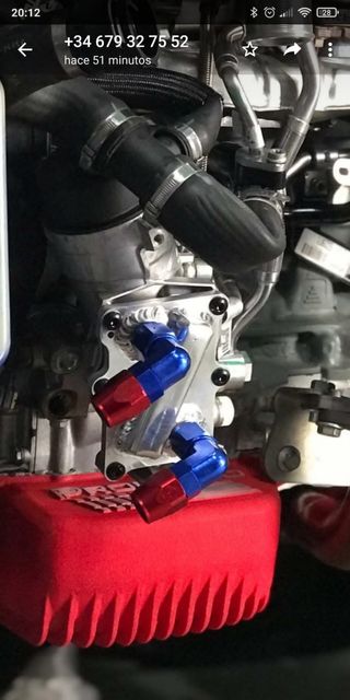 Abarth kit completo radiador de aceite