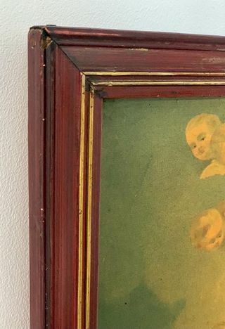 ANTIGUA OLEOGRAFIA ENCERADA.