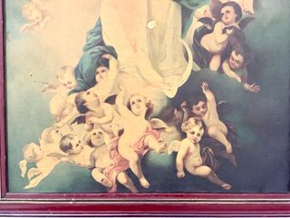 ANTIGUA OLEOGRAFIA ENCERADA.