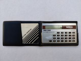 Calculadora de bolsillo vintage