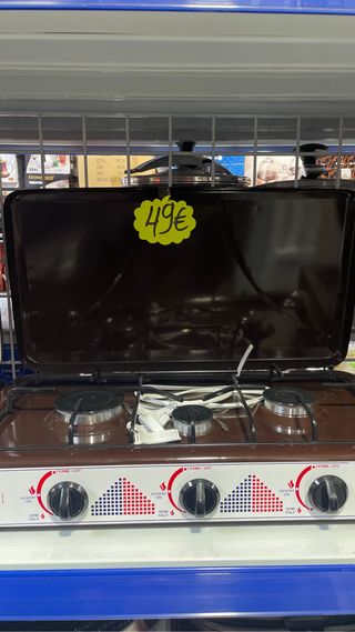 Cocina gas 3 fogones