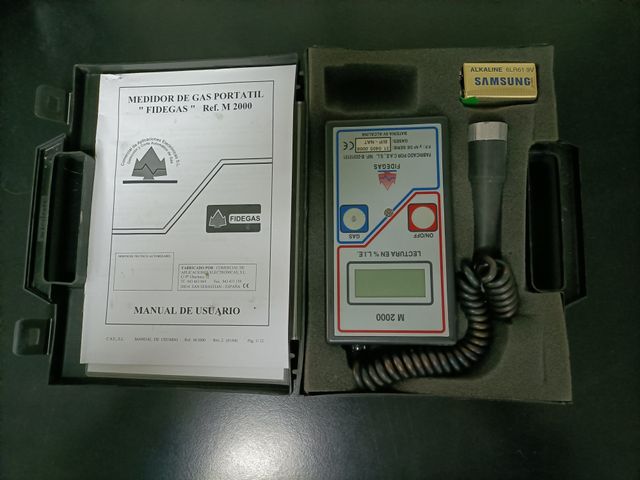 medidor de gas portatil FIDEGAS  M2000