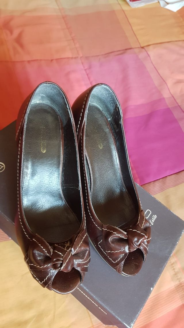 Zapatos de cuña de señora