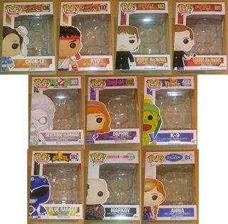 Funko POP Vinyl cajas vacías y plásticos
