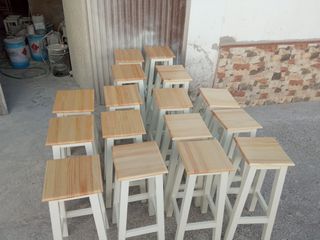 taburetes altos (minimo 6)