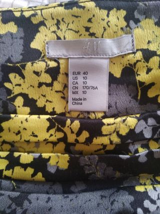 Falda mini, estampada